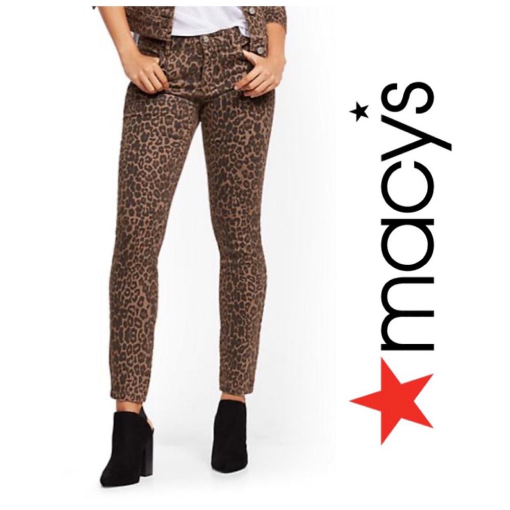 NEW Macy’s Charter Club Leopard Print Slacks